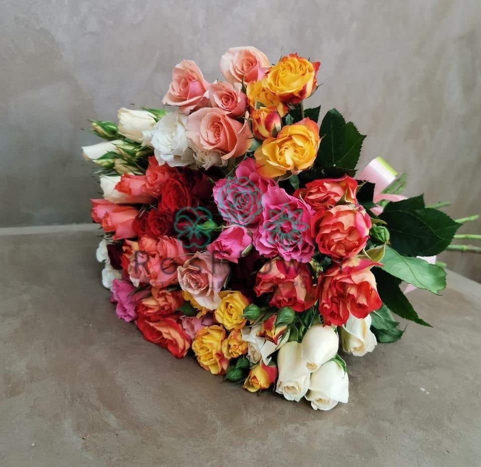 Букет цветов из: Розы в Новой Ольховке