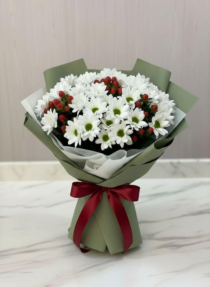 Букет цветов из: Хризантемы в Новой Ольховке