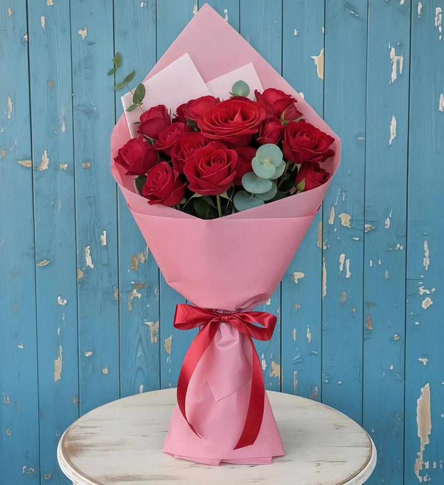 Букет цветов из: Розы в Новой Ольховке