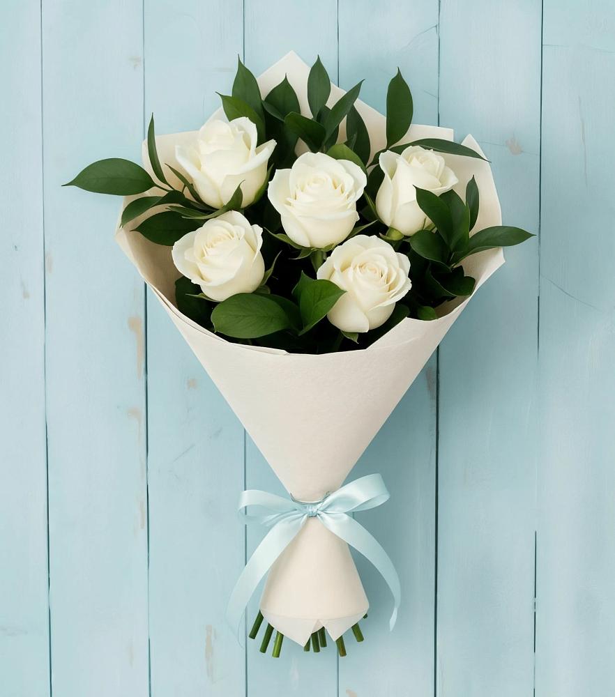 Букет цветов из: Розы в Новой Ольховке