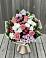 Букет цветов из: Альстромерии, Гвоздики, Розы и Хризантемы в Новой Ольховке