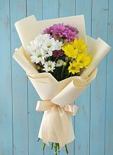 Букет цветов из:  Хризантемы #REPLACE_PRED# Новой Ольховке