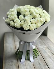 Букет 35 Белых роз в Новой Ольховке