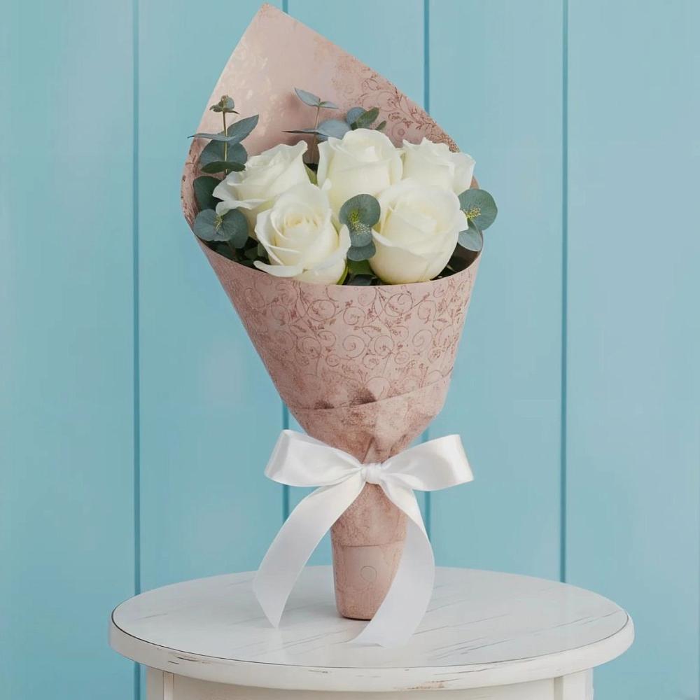 Букет цветов из: Розы в Новой Ольховке