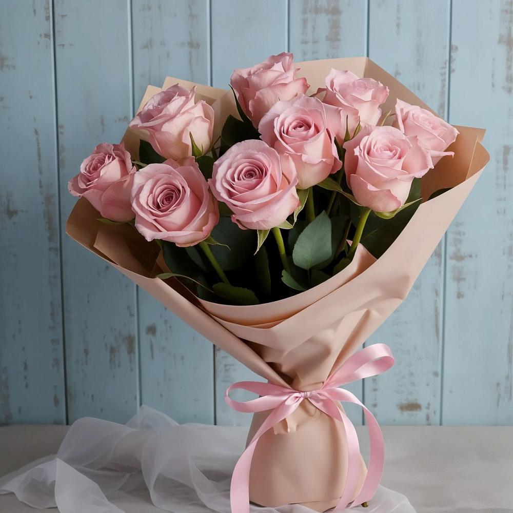 Букет цветов из: Розы в Новой Ольховке