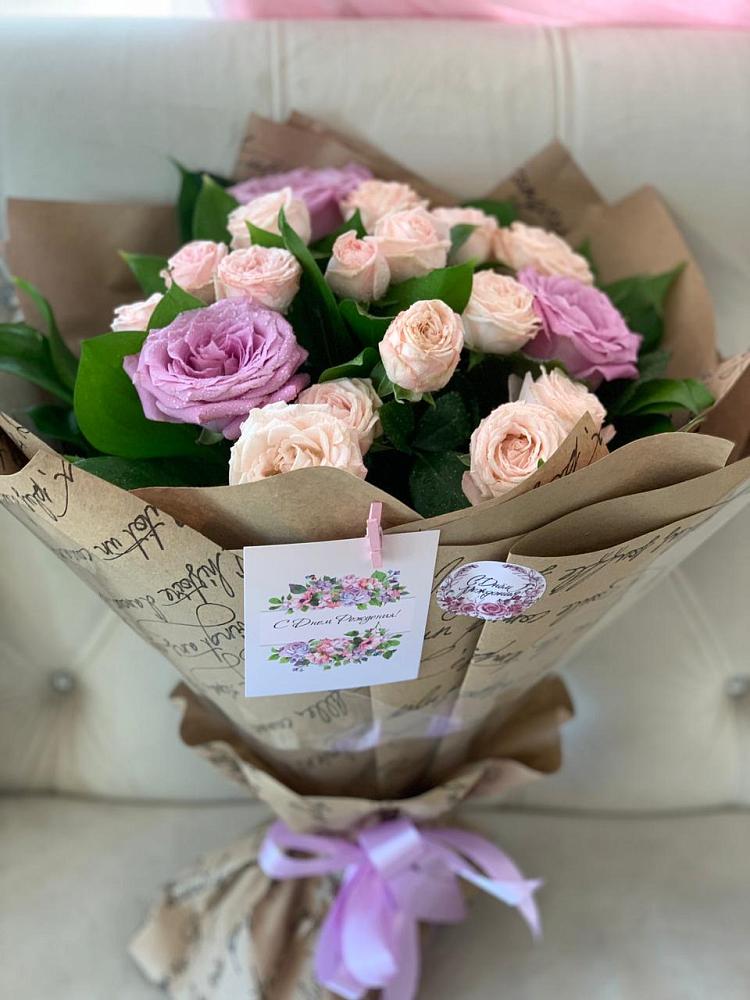 Букет цветов из: Розы в Новой Ольховке