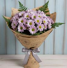 Букет цветов из:  Хризантемы #REPLACE_PRED# Новой Ольховке