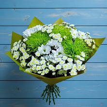 Букет цветов из:  Хризантемы #REPLACE_PRED# Новой Ольховке