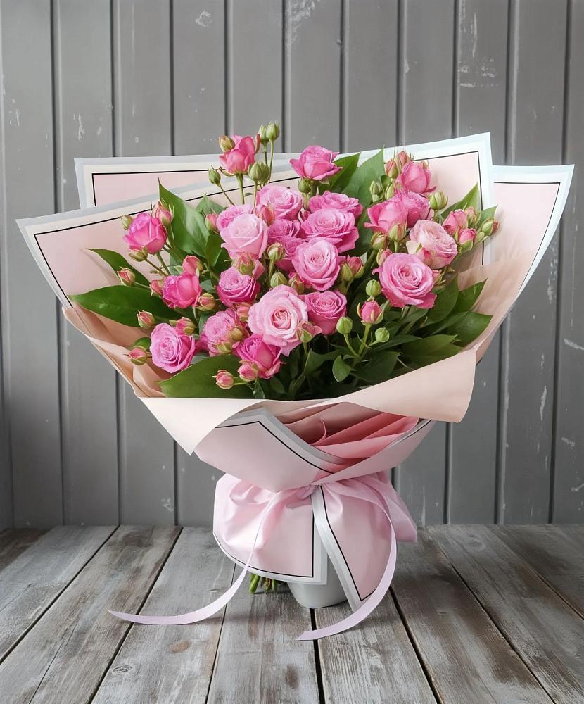 Букет Розовый кустик в Новой Ольховке