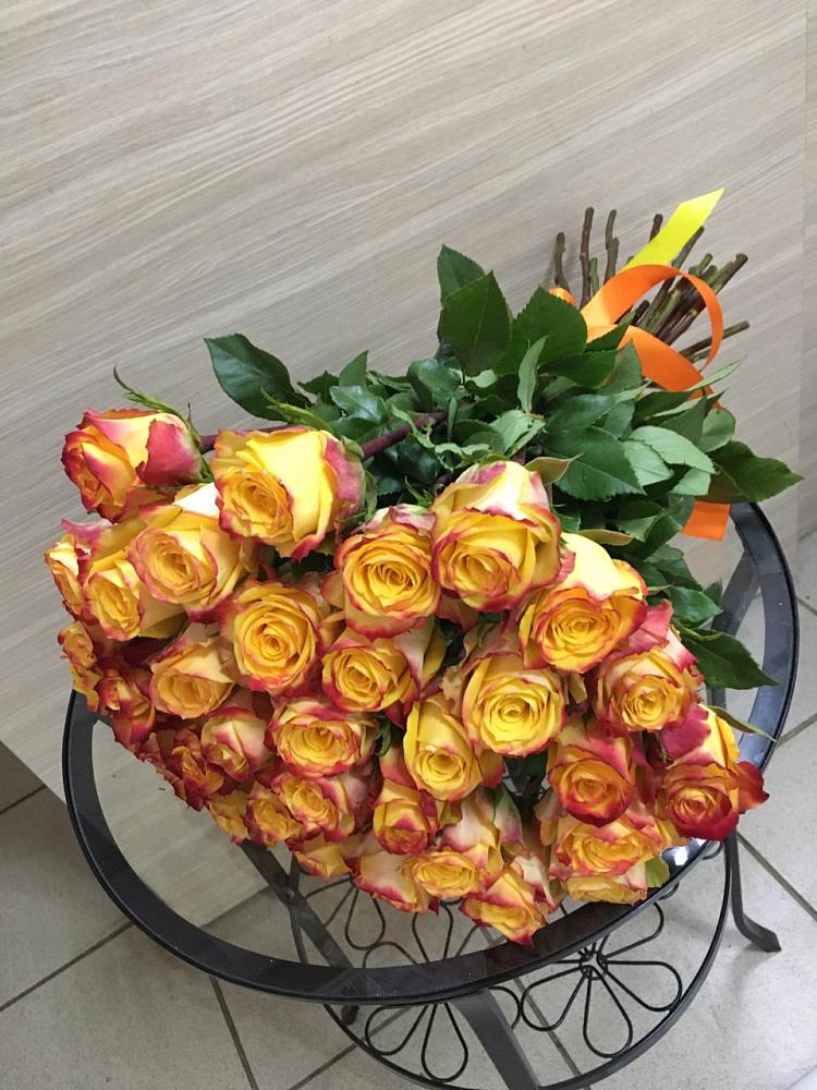 Букет Желтые розы в Новой Ольховке