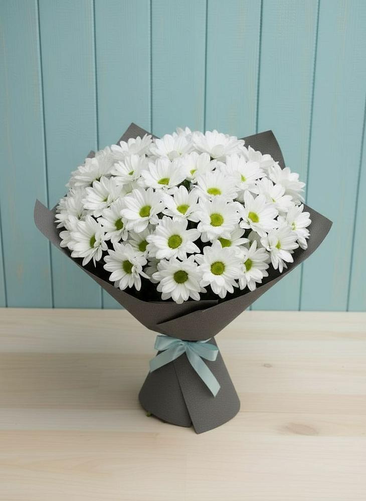 Букет цветов из: Хризантемы в Новой Ольховке