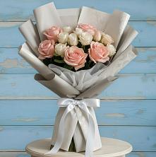 Букет цветов из:  Розы в Новой Ольховке