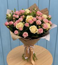 Букет цветов из:  Розы в Новой Ольховке
