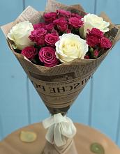 Букет цветов из:  Розы #REPLACE_PRED# Новой Ольховке