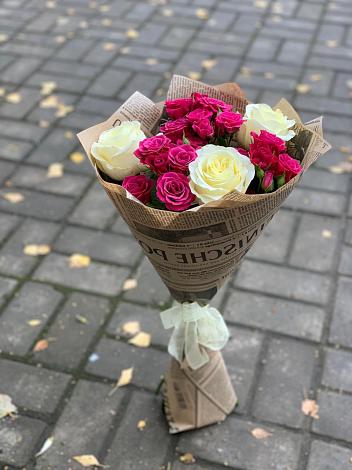 Букет цветов из: Розы в Новой Ольховке
