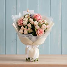 Букет цветов из:  Розы в Новой Ольховке