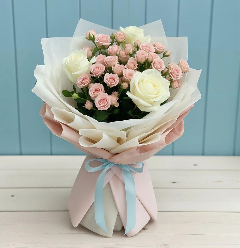 Букет цветов из: Розы в Новой Ольховке