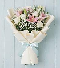 Букет цветов из:  Лилии в Новой Ольховке