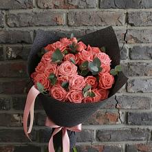 Букет цветов из:  Розы #REPLACE_PRED# Новой Ольховке